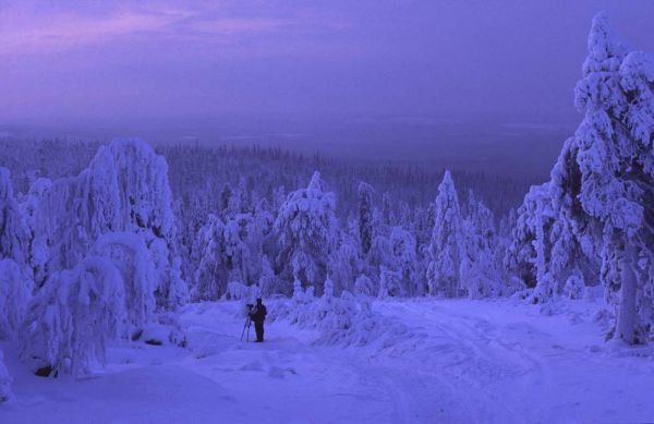 Winter scene Finland